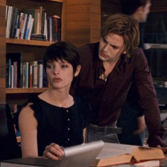 Marc by Marc Jacobs Navy Ruffle Dress ASO Alice Cullen - Picture 8 of 9